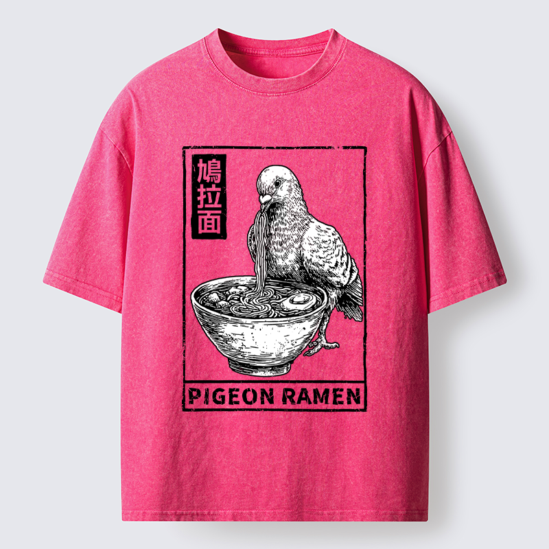 Kyoto-Lion The Ramen Dove Washed T-Shirt