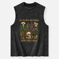 funny edible plants japanese tank shirt