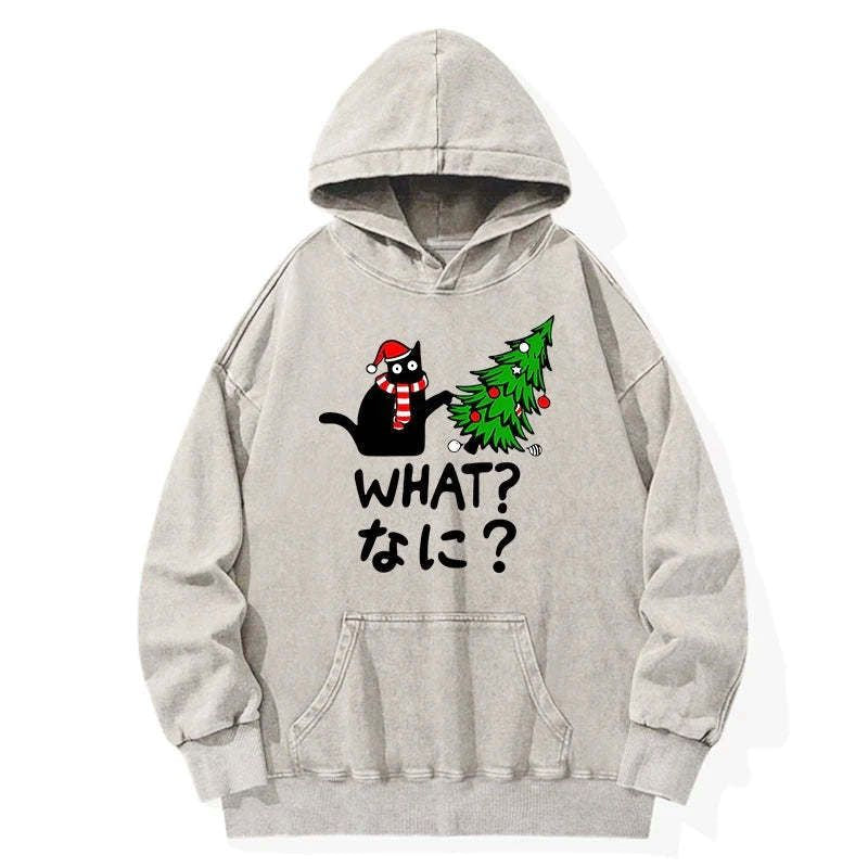Japanese Naughty Cat Hoodie for Gift Idea