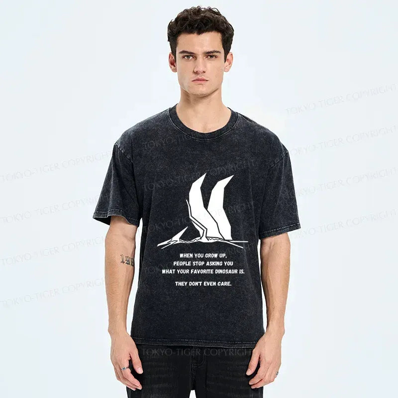 Japanese Retro Funny Dinosaur T-Shirt