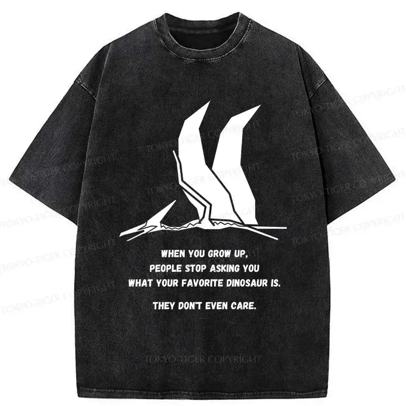 Japanese Retro Funny Dinosaur T-Shirt