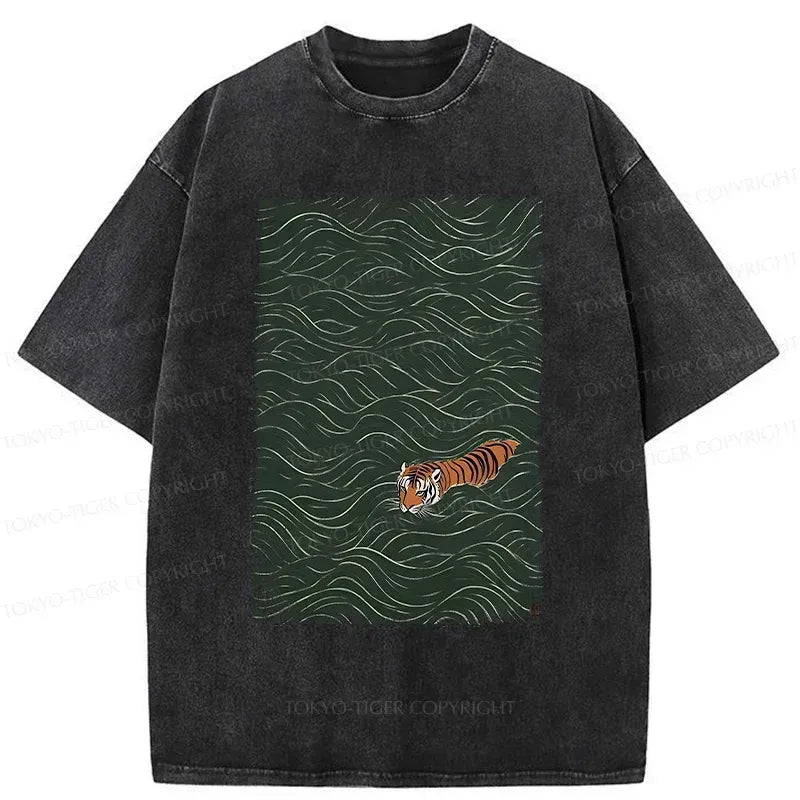 Unisex Vintage Tiger T-Shirt Streetwear