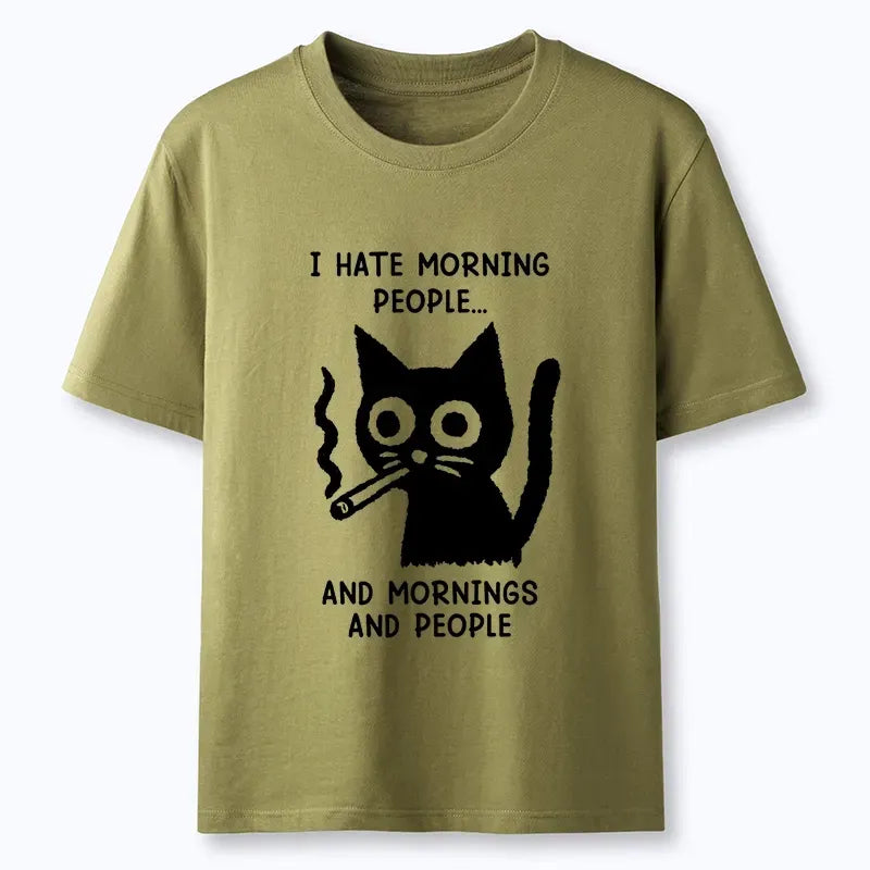 Kyoto-Lion Morning Black Cat Classic T-Shirt