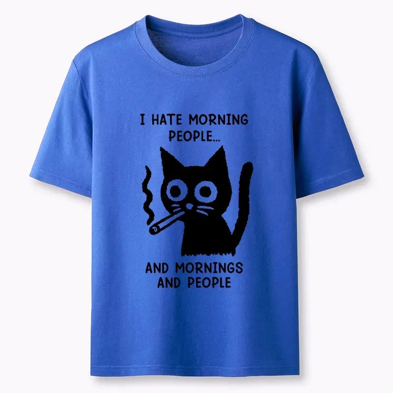 Kyoto-Lion Morning Black Cat Classic T-Shirt