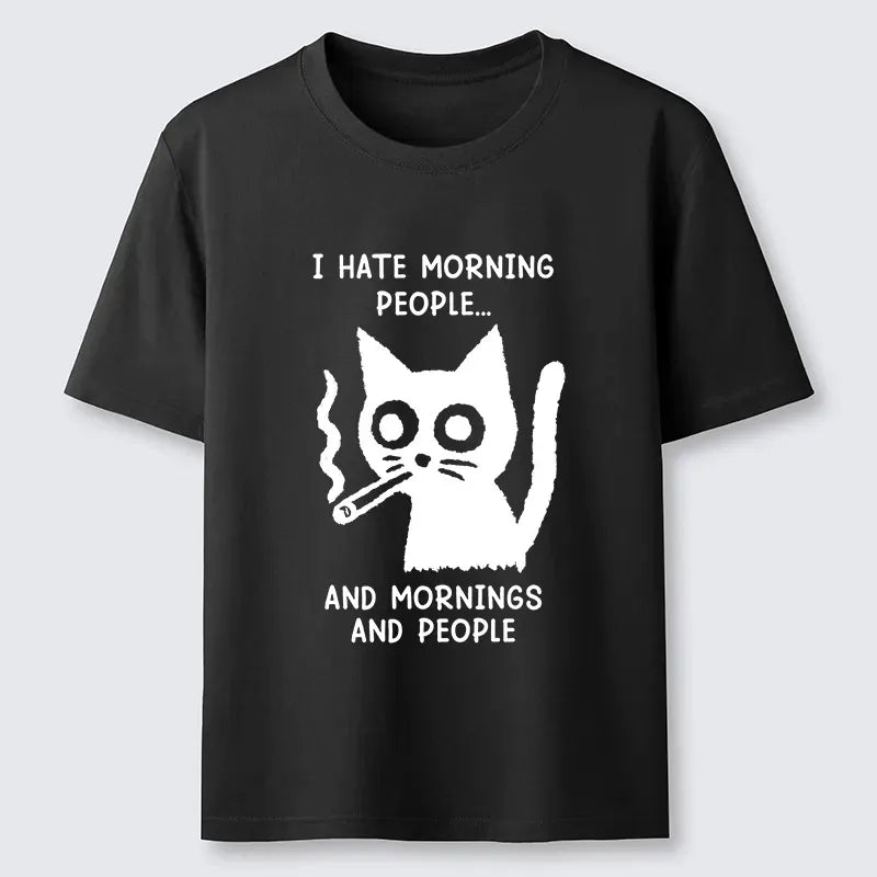 Vintage Japanese Cat Tee for Gift Idea
