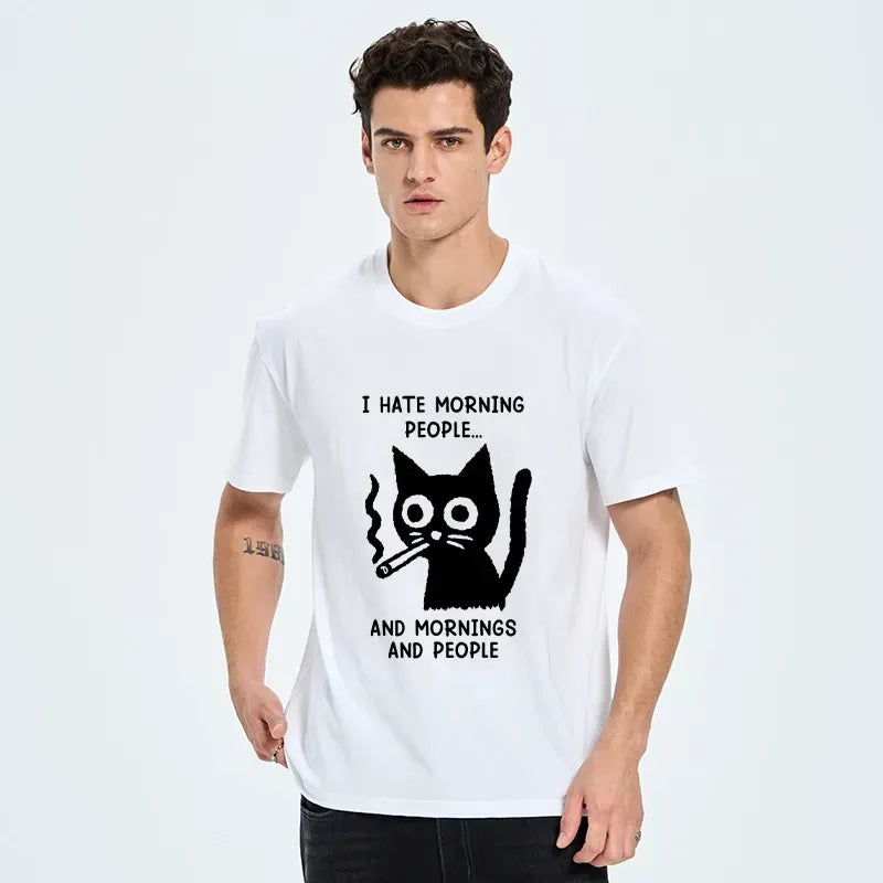 Kyoto-Lion Morning Black Cat Classic T-Shirt