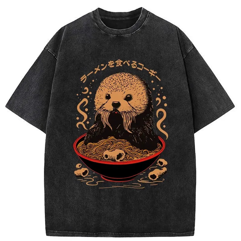 kyoto lion otter tee with free shipping