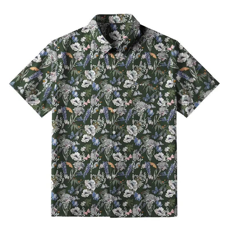 Kyoto Lion Print Shirt for Summer