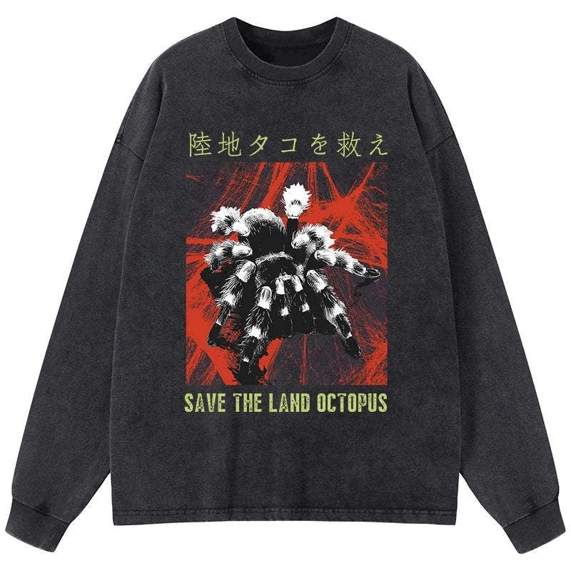 Scary Spiders Long Sleeve T-Shirt on Sale