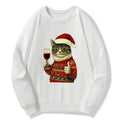 Kyoto-Lion Christmas Cat Likes Classic Sweatshirt