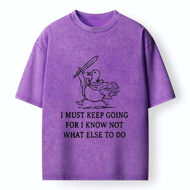 Kyoto-Lion Brave Duck Warrior Washed T-Shirt