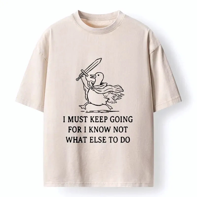 Kyoto-Lion Brave Duck Warrior Washed T-Shirt