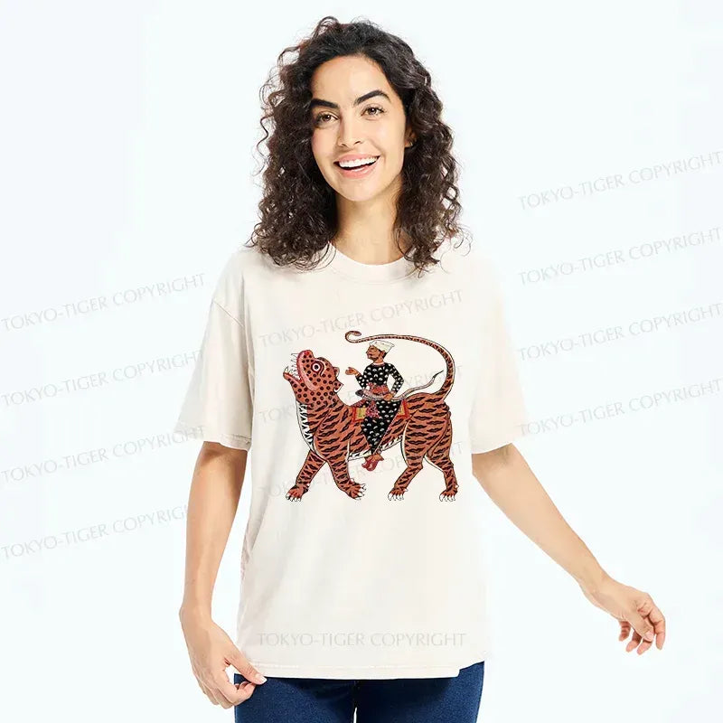 Vintage Washed T-Shirt for Streetwear