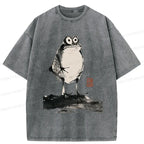 Kyoto-Lion Retro Daze Frog Washed T-Shirt