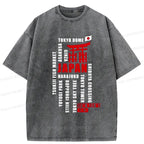Washed Vintage Kyoto Lion T-Shirt on Sale