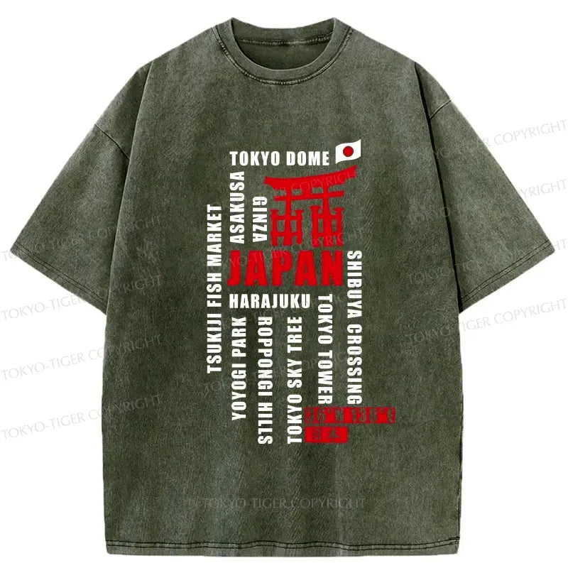 Washed Vintage Kyoto Lion T-Shirt on Sale