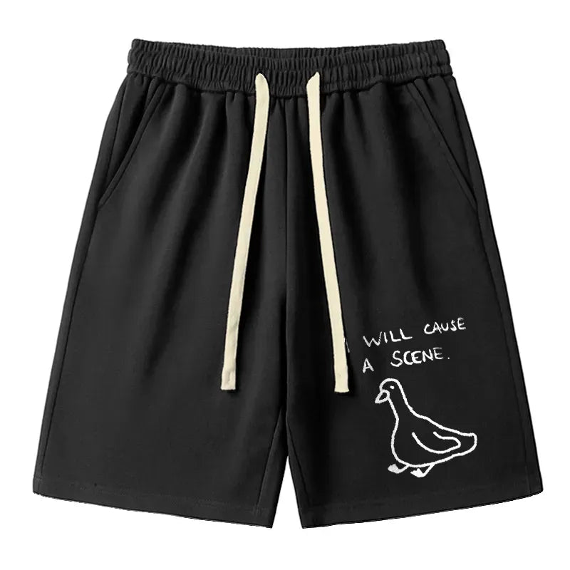 stupid goose shorts trending for men and women