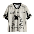 Trendy Frog Mesh Jersey for Streetwear