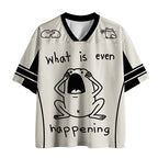 Trendy Frog Mesh Jersey for Streetwear