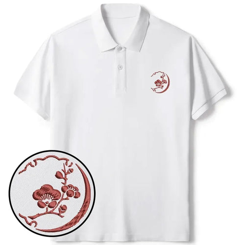 Japanese Vintage Style Unisex Polo Top