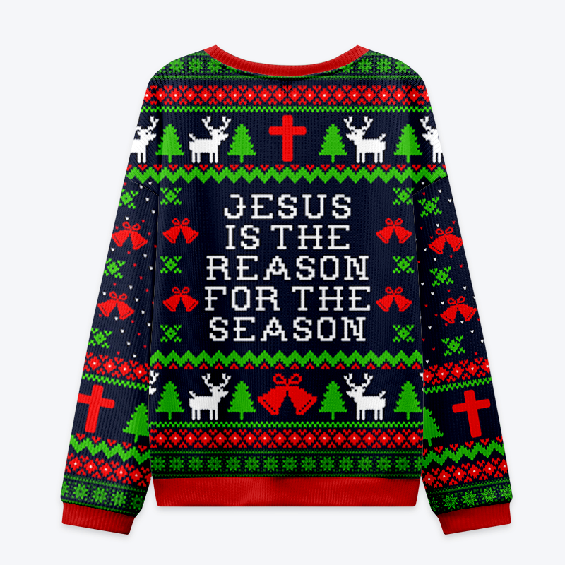 Funny Jesus Christmas Sweatshirt On Sale