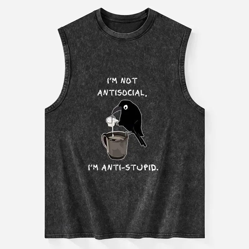 Kyoto Crow Tank Top for Summer Deal