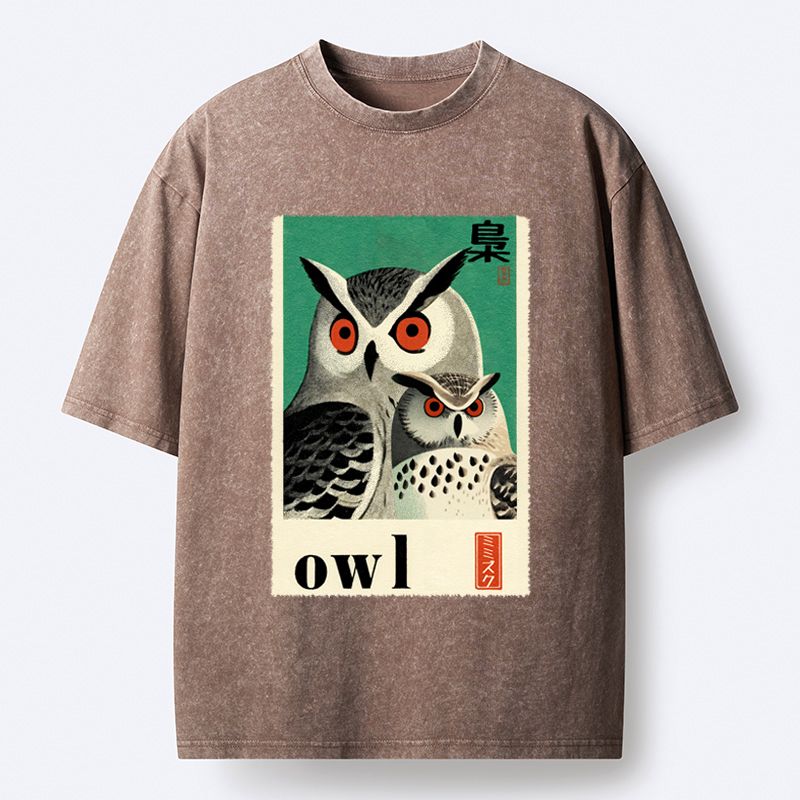 Japanese Washed T-Shirt for Daily Wear