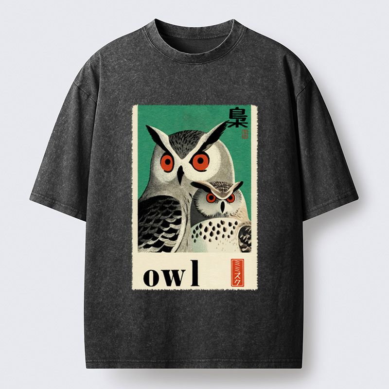 Japanese Washed T-Shirt for Daily Wear