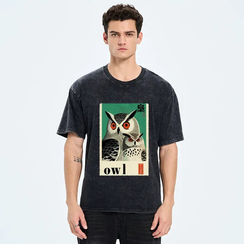Kyoto-Lion Unisex Cotton T-Shirt on Sale