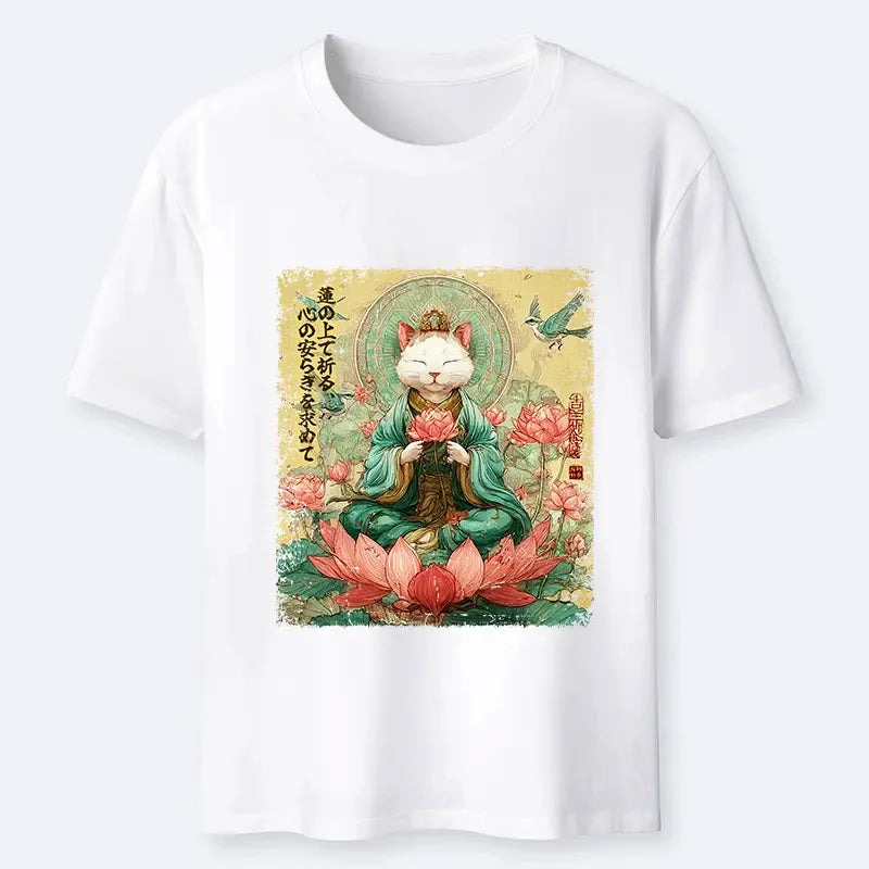 calm reflections unisex cotton tee
