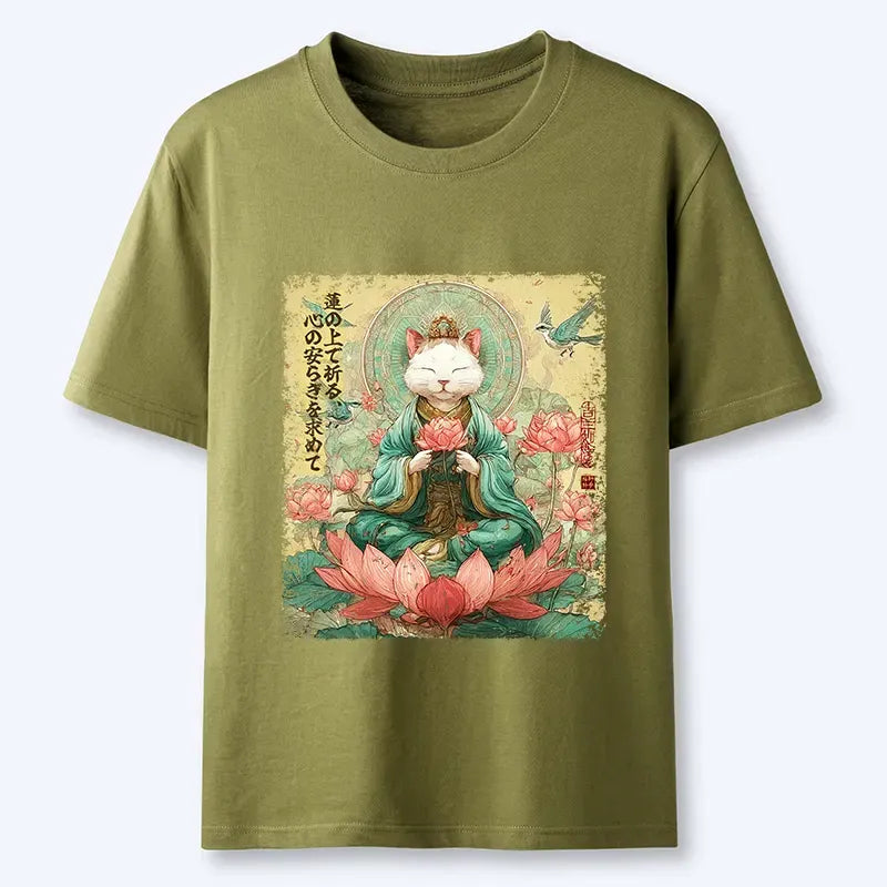 calm reflections unisex cotton tee