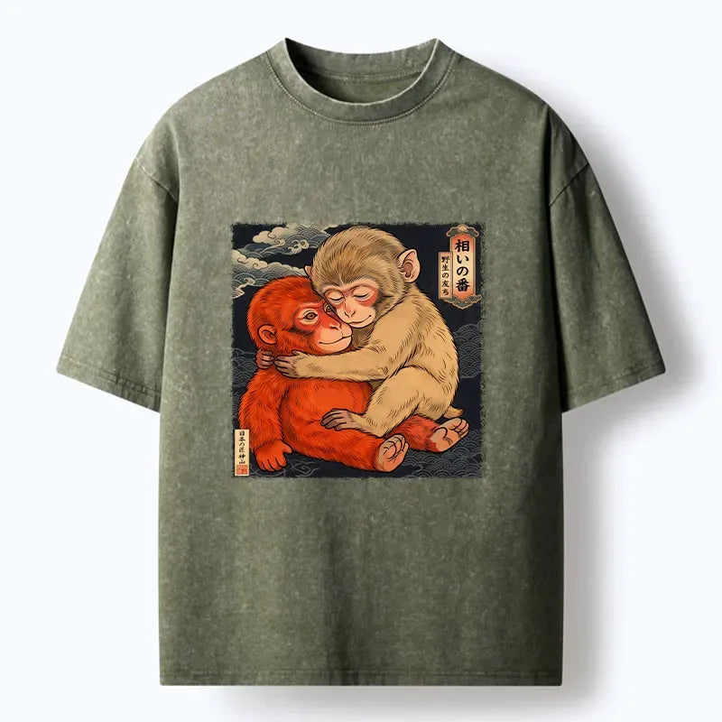Kyoto-Lion Punch Has Found Its Home Washed T-Shirt