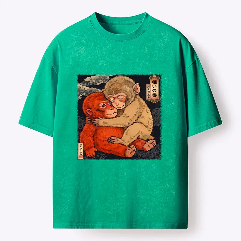Kyoto-Lion Punch Has Found Its Home Washed T-Shirt