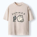 Washed unisex tee comfortable daily wear