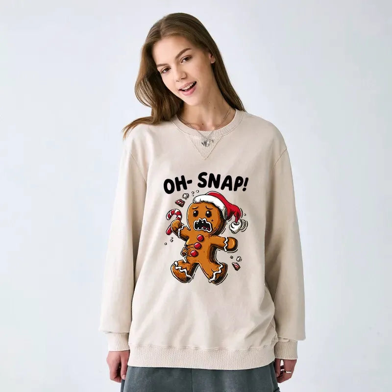 Gingerbread man Japanese streetwear sweatshirt