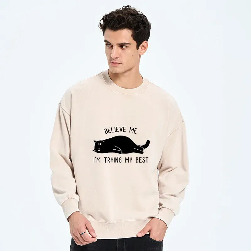 soft pre-shrunk unisex sweatshirt for travel