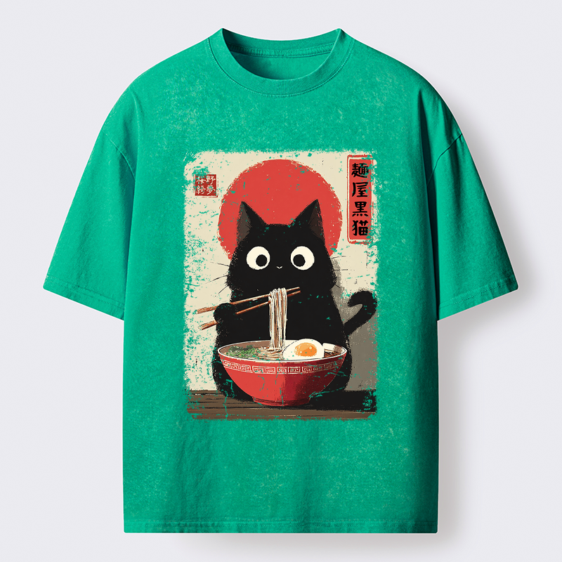 Japanese culture unisex washed t-shirt