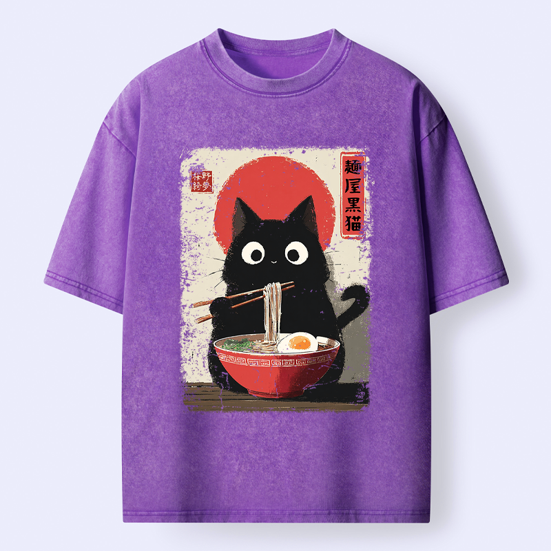 Japanese culture unisex washed t-shirt