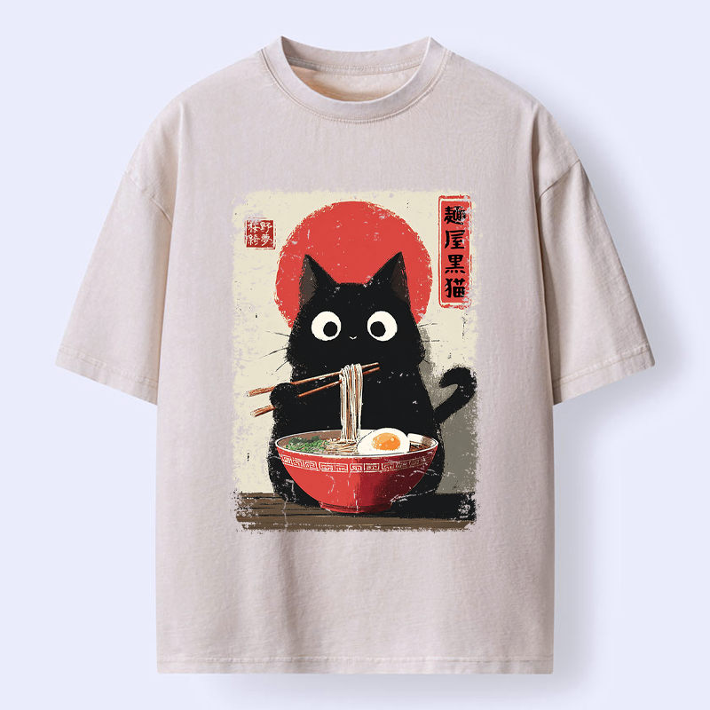 Japanese culture unisex washed t-shirt
