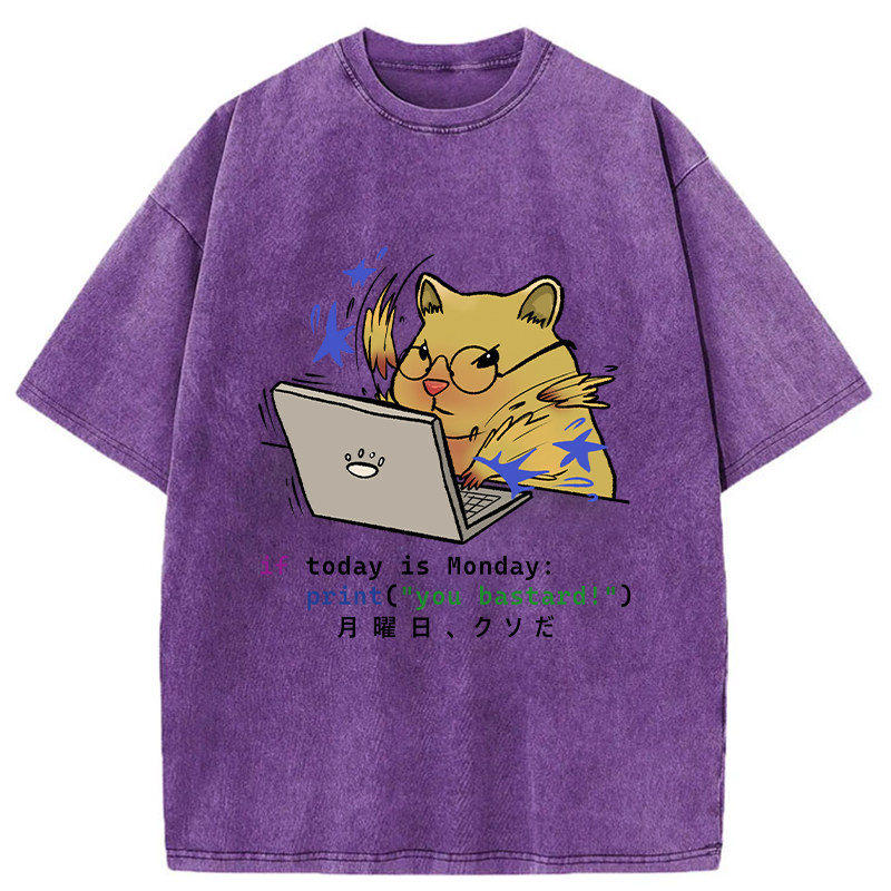japanese vintage hamster t shirt trendy