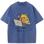 kyoto lion washed tee streetwear style