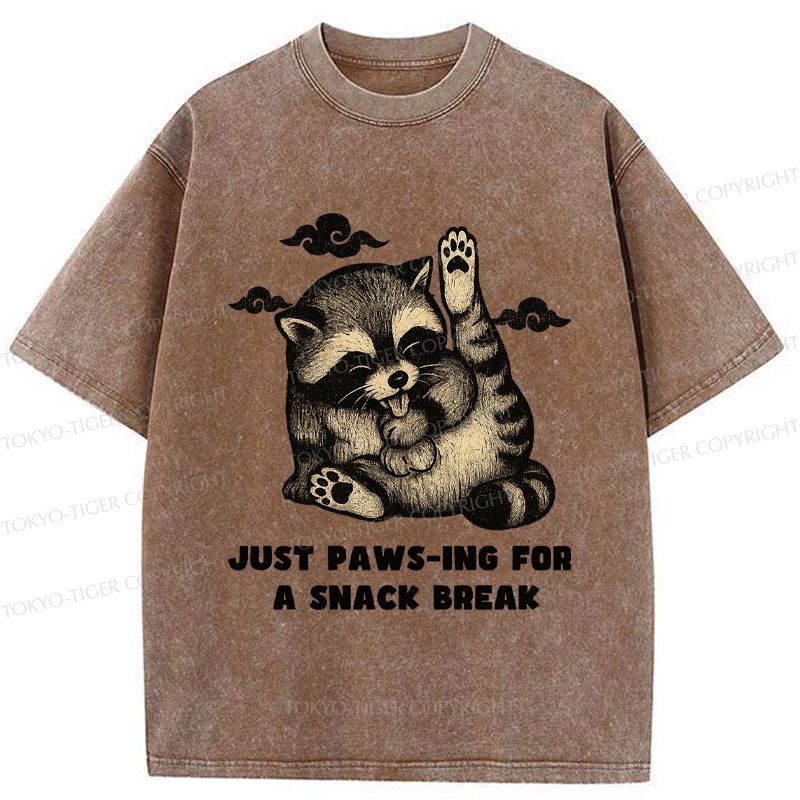 Vintage Japanese Raccoon T-Shirt for Streetwear