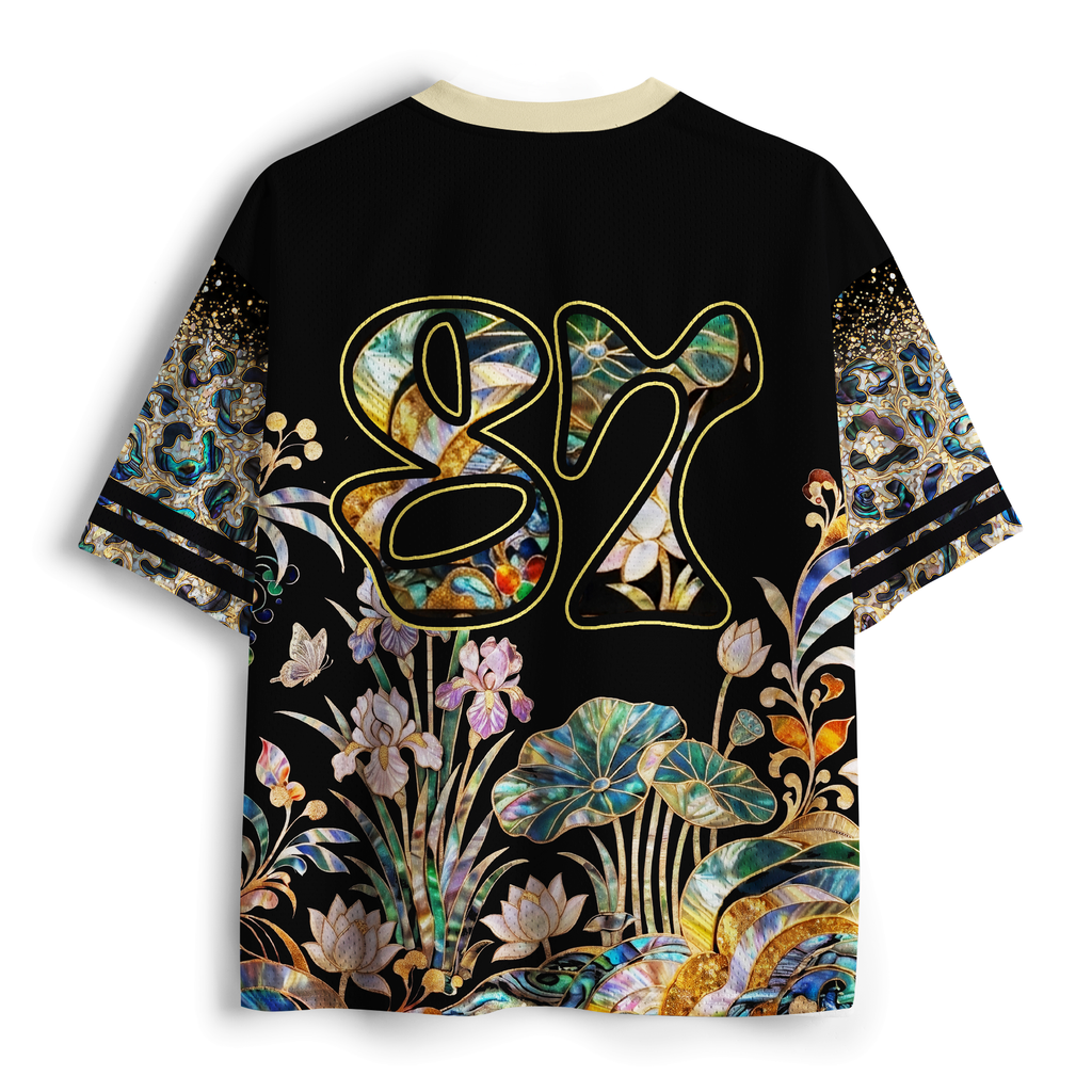 Japanese floral mesh jersey limited edition