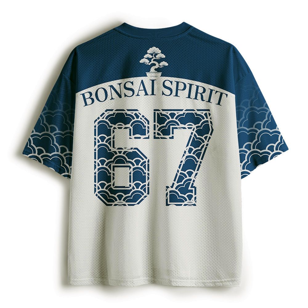Kyoto Lion Mesh Jersey for Daily Wear