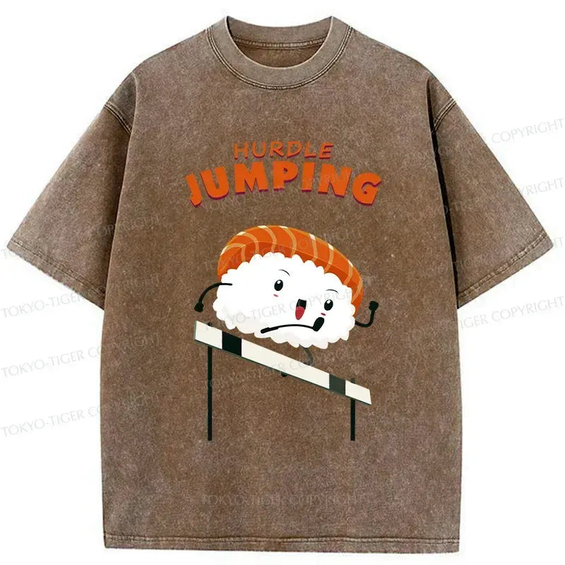 Kyoto Lion Washed T-Shirt for Daily Wear