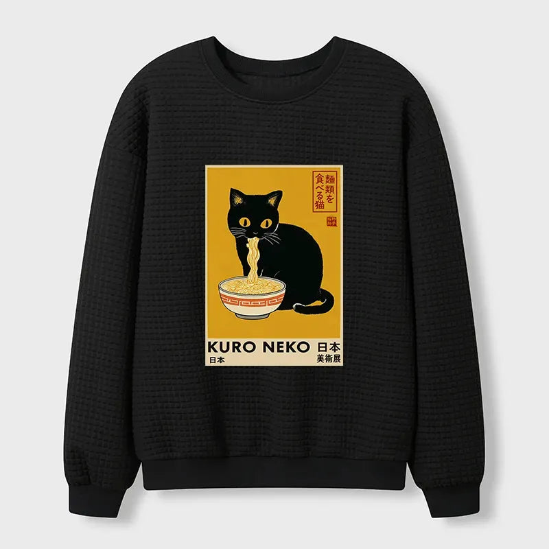 Kuro Neko Ramen Sweatshirt for Cosplay