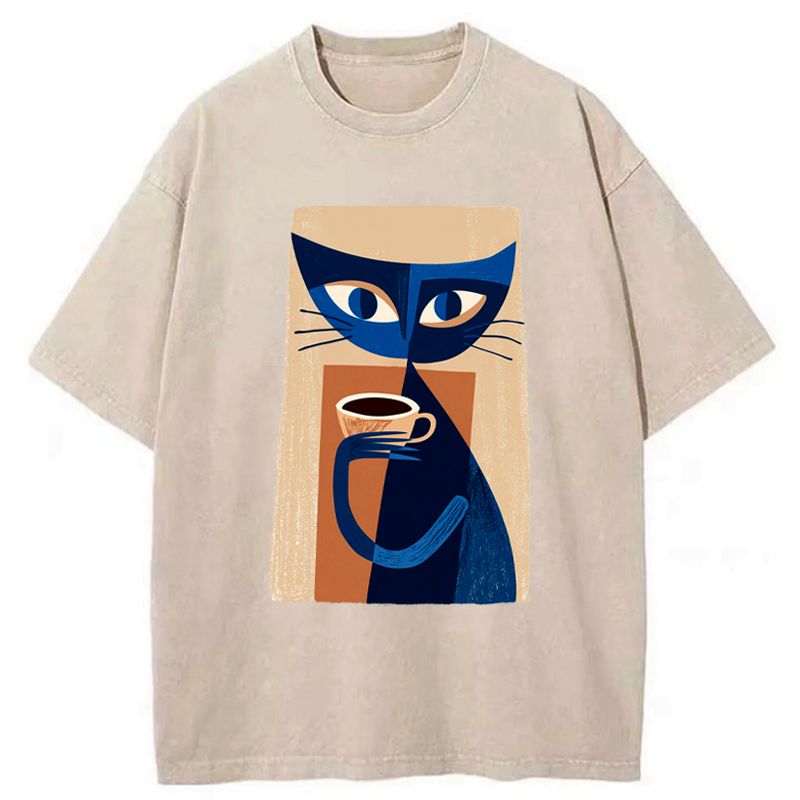 Kyoto-Lion Morning Ritual Washed T-Shirt