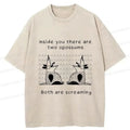 Kyoto-Lion Screaming Opossums Washed T-Shirt