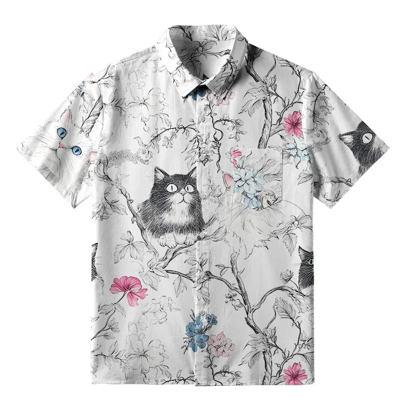 Kyoto Lion Shirt for Casual Vacation