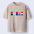 Rainbow Unisex Cotton T-Shirt for Gift Idea